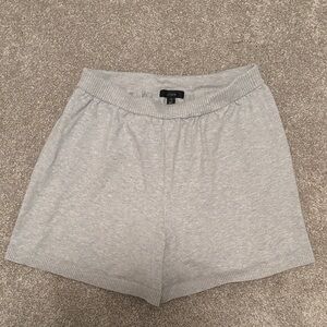 J. Crew Heathered Gray Cotton Cashmere Blend Shorts